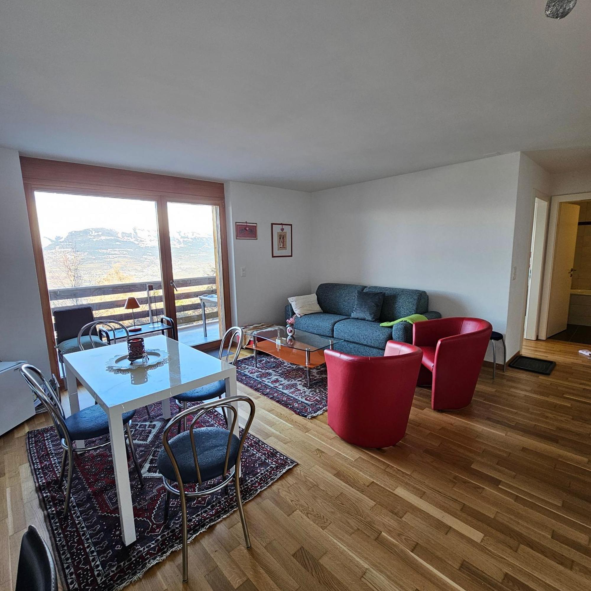 Appartement Meuble A Louer A Nax Екстериор снимка